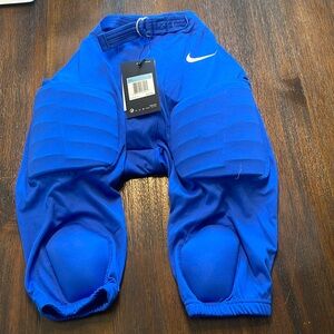 NEW Nike Royal Blue Padded Sports Football  Pants Boys Youth  🏈